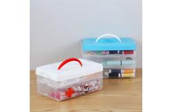 China Medication Storage Box With Handle For Workplace Home Car supplier