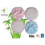 Round Organic Bamboo Breast Pads Absorb Microfiber Materials Founded for sale