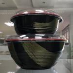 Round Sushi Disposable Food Packaging With Lid , Recyclable Food Containers for sale