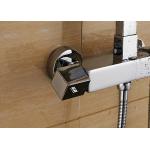 Exposed Copper Thermostatic Shower Set 8 Inch ABS Handheld Head ROVATE