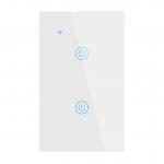 Convenient Control WiFi 2 Gang Smart Switch No Neutral 110V-250V AC Power for sale