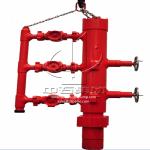 4 1/2~20 Oilfield Cementing Tools Double Plug Casing Cement Head for sale