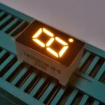 Amber color 7.62mm Single Digit 7 Segment LED Display common anode for sale