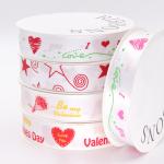 Eco - Friendly Decorative Fabric Ribbon Satin Material Custom Printed Logo for sale