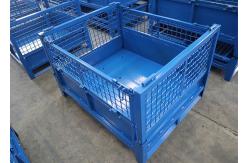 China Metal Turnover Collapsible Pallet Cage Stillage Crates Heavy Load 2000kg supplier
