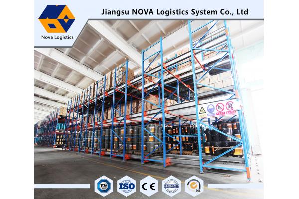 Capacity 1500kg Per Shuttle Pallet Racking For Logistic Distribution Centers