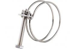 China 11mm 14mm Jointech Double Wire Single Ear Stepless Hose Clamps supplier