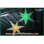 1.5m DIA Hang Up Celling Inflatable Star Balloon With LED Light Color Change for sale