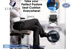 China Coccyx Orthopedic Comfort Memory Foam Seat Cushion with zippered cover supplier