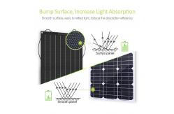 China Custom Half Cell Campervan Flexible Solar Panel Kit Waterproof 12V 150W supplier