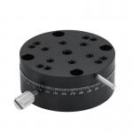 Black Anodized Manual Rotation Stage Running In Sliding for sale