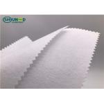 Cut Away 100% Polyester Embroidery Backing Fabric 100cm Width Extra White for sale
