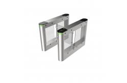 China LED Indicator Light Security Swing Barrier Gate For Public Lobby supplier