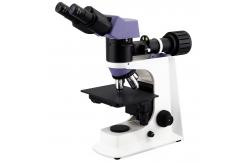 China Objective 10x Binocular Metallurgical Optical Microscope Halogen 100 - 240V supplier