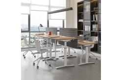 China Wholesale Sit And Stand Table Electric Height Adjustable Computer Desk supplier