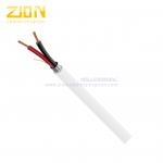 Security Alarm Cable Shielded 2 Cores Stranded Copper Conductor for Access Control for sale