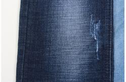 China 10.3 Oz Stretch Denim Fabric Crosshatch Custom Medium Thick Jeans Fabric supplier