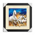 5D Running Horse Image 3D Lenticular Printing Service MDP Frame