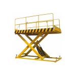 Fixed Truck Scissor Dock Lift With Parapet Hydraulic Lift For Loading Dock for sale