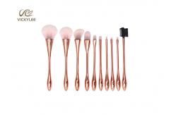 China Artificial Fiber Wool 10 In1 18.8CM Professional Brush Set supplier
