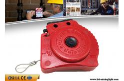 China Automatic Retractable Cable Lockout  , Safety Lockout Locks With 1.8m Rope supplier