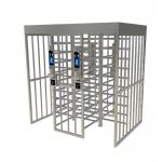 Hotel Access Control Cross Full Height Turnstile Rainproof Housing Anti-Corrosion for sale