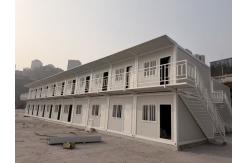 China Insulated Modular Container House with Galvanized Steel Frame and Fireproof Design for Mining and Construction supplier