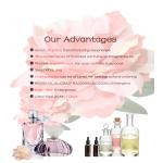 Long Lasting Custom Perfume Fragrance Oil Luxurious ISO HALAL