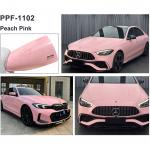 Self-Healing Peach Pink Color Paint Protection Film 1.52X16m Anti Bacterial Color PPF Film for sale