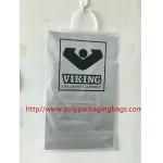 Silver Hand - Wound Plastic Bags For Clothes Open From Handle With Snap Button for sale