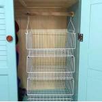 Home Custom 6mm Wire Mesh Storage Baskets For Wardrobe Drawer