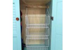 China Home Custom 6mm Wire Mesh Storage Baskets For Wardrobe Drawer supplier