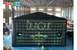 China Giant Mobile 8x8x4m Outdoor Inflatable Tent With LED Lights Waterproof supplier