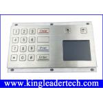 Industrial Touchpad Metal Numeric Keypad Panel Mount For Workstations