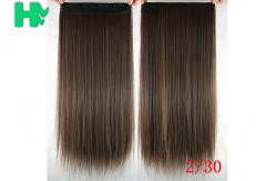 China Long Silky straight Synthetic Hair Extensions Double Drawn Strong Hair Weaving supplier