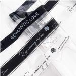 Lizhiran Internet Celebrity Romantic English Opp Waterproof Simple Cellophane Bouquet Wrapping Paper Flower Packaging for sale