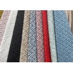 Embossing Pattern 145cm Upholstery Jacquard Fabric Embroidered Anti Mildew