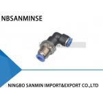 PLM Bulkhead Union Elbow Pneumatic Air Connector Quick Connecting Tube Fitting High Quality Sanmin for sale