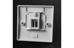 China RJ45 Network Face Plate For Telephone / Workstation supplier