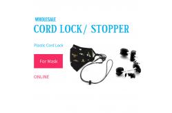 China Barrel Cord Lock Stopper For Face Mask supplier