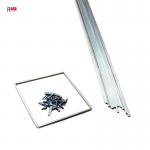 Durable Dual Seal Aluminum Spacer Bar With Thin Wall Thickness Good Toughness for sale