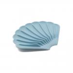 Food Safe Silicone Rubber Drainable Soap Box Shell Shape Non Slip Tray for sale