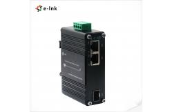 China PWR  90W POE Fiber Media Converter 1 Port 100/1000X SFP Wall Mount supplier