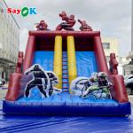 Commercial Colorful Inflatable Bounce House & Slide Combo for Kids and Adults Outdoor PVC Bouncy Castle for sale