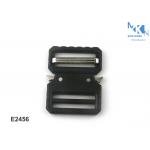 Zinc Alloy Metal Belt Buckle 38.5mm Inner Size Black Color Corrosion Resistant for sale