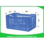 Economic Stackable Storage Containers , Household  Plastic Stacking Crates Poultry Transport for sale