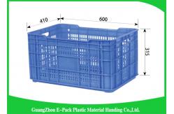 China Economic Stackable Storage Containers , Household  Plastic Stacking Crates Poultry Transport supplier