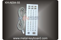 China 55 Keys Industrial Metal Keyboard Anti Vandal With Customized Layout supplier