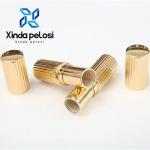 Custom Luxury Metal Gold Aluminium Empty Lipstick Tube Container Plastic for sale