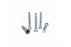 China Customized Hexagon Self-Tapping Screw Countersunk Mountain Wire  M6*40 supplier